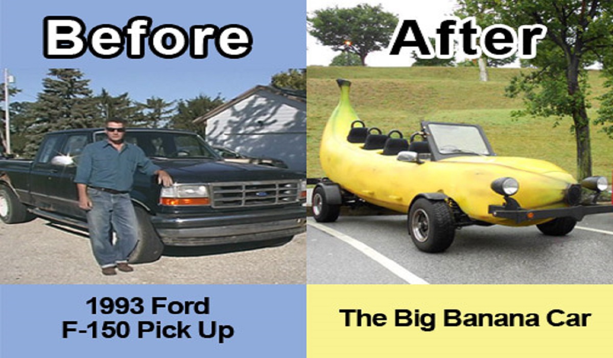 big banana car