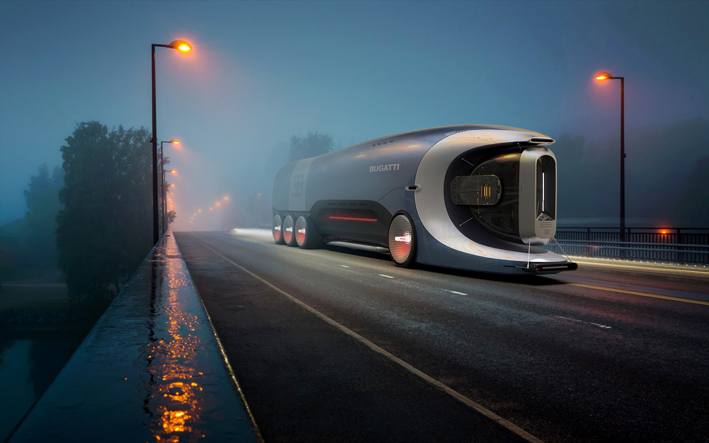 desain truk bugatti